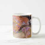 Gustav Klimt - Wasserläufe II Kaffeetasse<br><div class="desc">Wasserschlangen II - Gustav Klimt,  Öl auf Leinwand,  1904-1907</div>