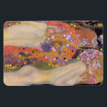 Gustav Klimt - Wasserläufe II Magnet<br><div class="desc">Wasserschlangen II - Gustav Klimt,  Öl auf Leinwand,  1904-1907</div>