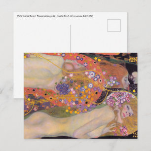 Gustav Klimt - Wasserläufe II Postkarte