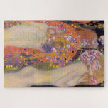 Gustav Klimt - Wasserläufe II Puzzle<br><div class="desc">Wasserschlangen II - Gustav Klimt,  Öl auf Leinwand,  1904-1907</div>
