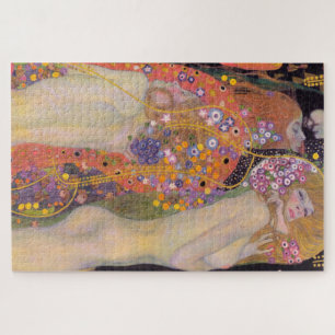 Gustav Klimt - Wasserläufe II Puzzle
