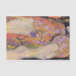 Gustav Klimt - Wasserläufe II Seidenpapier<br><div class="desc">Wasserschlangen II - Gustav Klimt,  Öl auf Leinwand,  1904-1907</div>