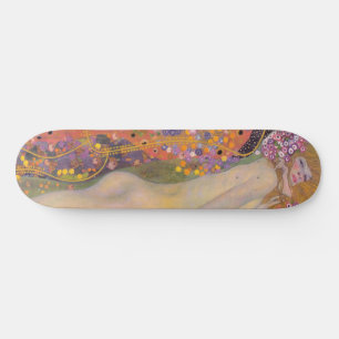 Gustav Klimt - Wasserläufe II Skateboard
