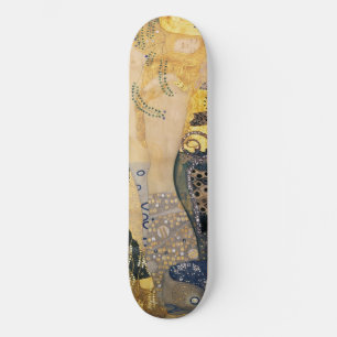 Gustav Klimt - Wasserschlangen I Skateboard