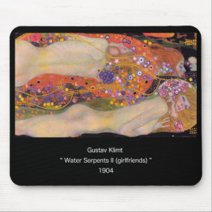 Gustav Klimt , "Wasserschlangen II (Freundinnen)" Mousepad