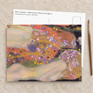 Gustav Klimt - Wasserschlangen II Postkarte