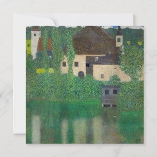 Gustav Klimt - Wasserschloss Dankeskarte