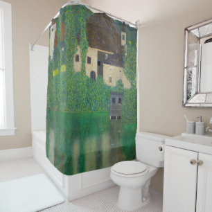Gustav Klimt - Wasserschloss Duschvorhang