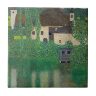 Gustav Klimt - Wasserschloss Fliese
