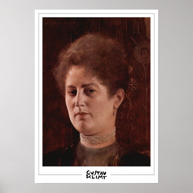 Gustav Klimt Zedign Art Poster #142 (Vorne)