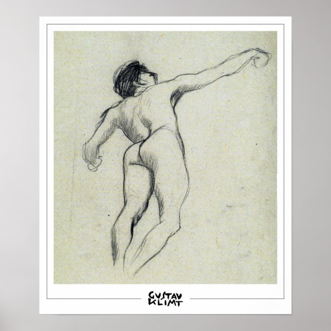 Gustav Klimt Zedign Art Poster #153 (Vorne)