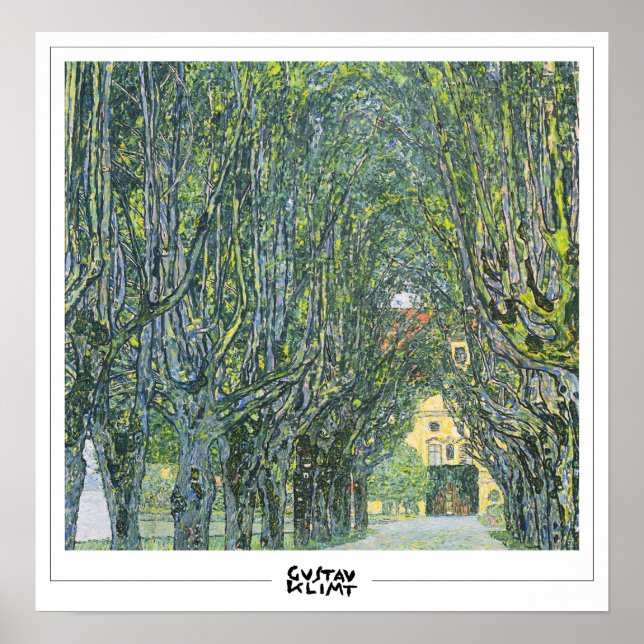 Gustav Klimt Zedign Art Poster #21 (Vorne)