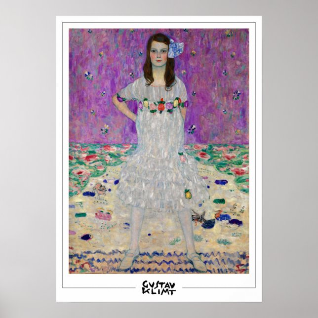 Gustav Klimt Zedign Art Poster #284 (Vorne)