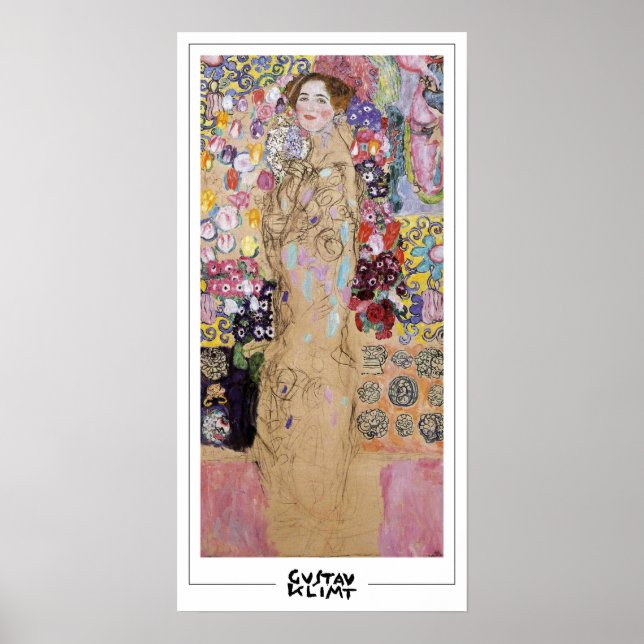 Gustav Klimt Zedign Art Poster #285 (Vorne)