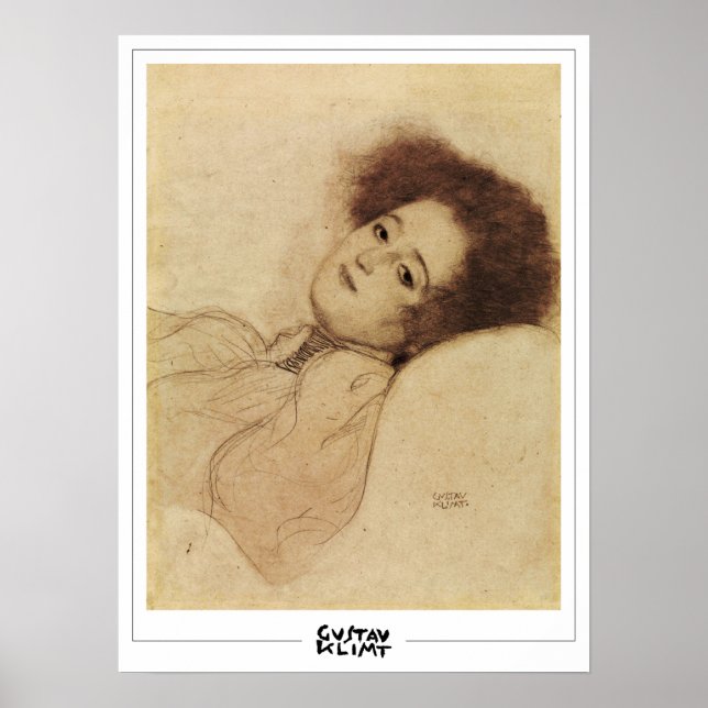 Gustav Klimt Zedign Art Poster #296 (Vorne)