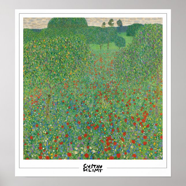 Gustav Klimt Zedign Art Poster #3 (Vorne)