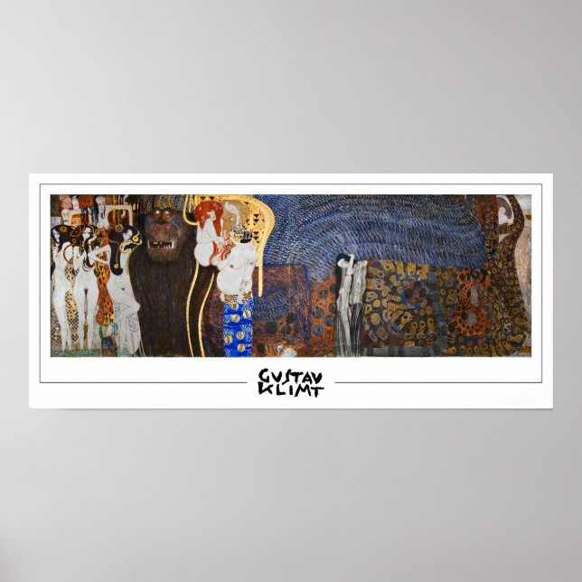 Gustav Klimt Zedign Art Poster #361 (Vorne)