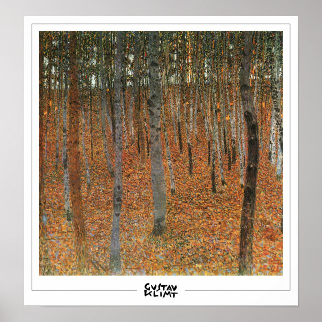 Gustav Klimt Zedign Art Poster #467 (Vorne)