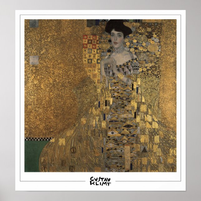Gustav Klimt Zedign Art Poster #5 (Vorne)