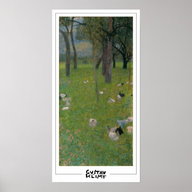 Gustav Klimt Zedign Art Poster #51 (Vorne)