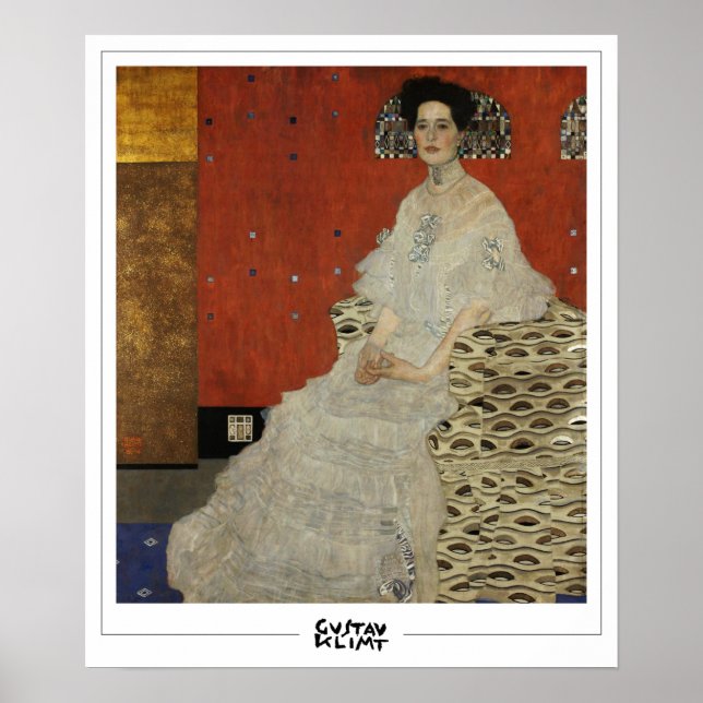Gustav Klimt Zedign Art Poster #58 (Vorne)