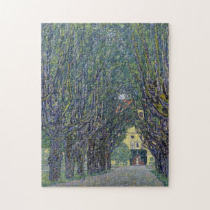 Gustav Klimts Allee im Kammer Gemälde. Puzzle
