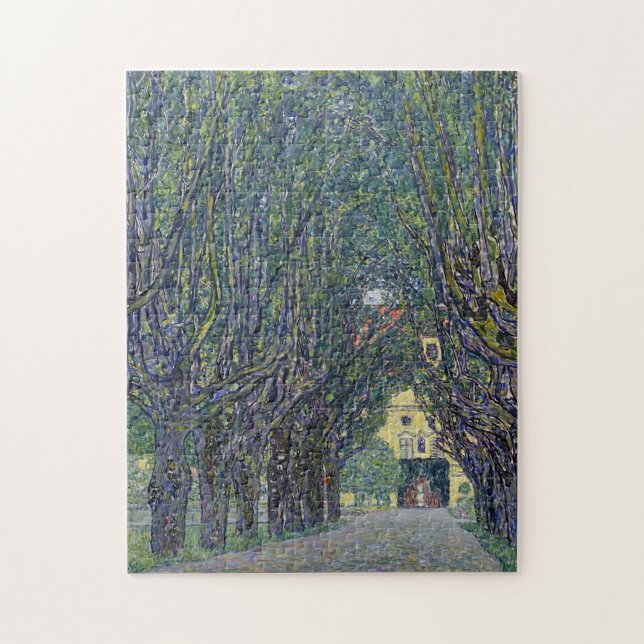 Gustav Klimts Allee im Kammer Gemälde. Puzzle (Vertikal)