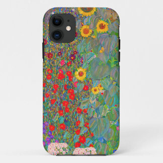 Gustav Klimts Bauerngarten mit Sonnenblumen Case-Mate iPhone Hülle
