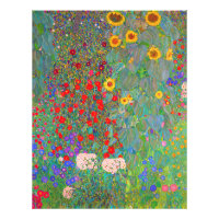 Gustav Klimts Bauerngarten mit Sonnenblumen