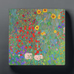 Gustav Klimts Bauerngarten mit Sonnenblumen Fotoplatte<br><div class="desc">Gustav Klimts Bauerngarten mit Sonnenblumenschild .</div>