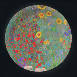 Gustav Klimts Bauerngarten mit Sonnenblumen Pappteller<br><div class="desc">Gustav Klimts Bauerngarten mit Sonnenblumenpapier-Tellern.</div>