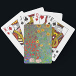 Gustav Klimts Bauerngarten mit Sonnenblumen Spielkarten<br><div class="desc">Gustav Klimts Bauerngarten mit Sonnenblumen Spielkarten .</div>