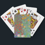Gustav Klimts Bauerngarten mit Sonnenblumen Spielkarten<br><div class="desc">Gustav Klimts Bauerngarten mit Sonnenblumen Spielkarten .</div>