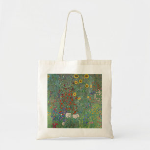 Gustav Klimts Bauerngarten mit Sonnenblumen Tragetasche