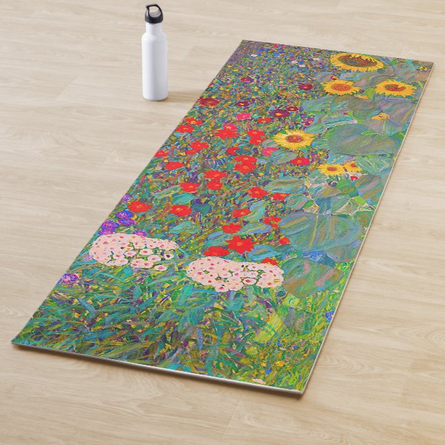 Gustav Klimts Bauerngarten mit Sonnenblumen Yogamatte (Beispiel)