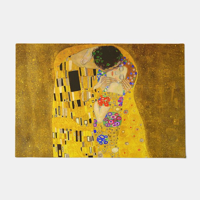 Gustav Klimts berühmtes Bild von Kiss Fußmatte (Vorderseite)