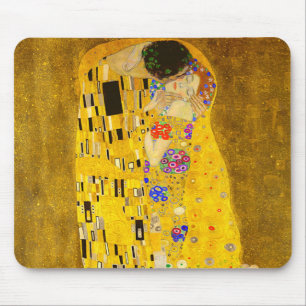 Gustav Klimts berühmtes Bild von Kiss Mousepad