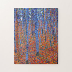 Gustav Klimts berühmtes Gemälde Buchenwald I Puzzle