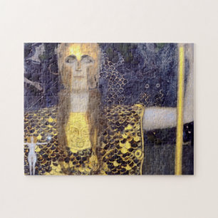 Gustav Klimts berühmtes Gemälde Pallas Athene Puzzle