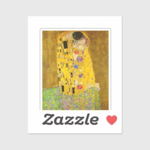 Gustav Klimts berühmtes Kissenbild. Aufkleber