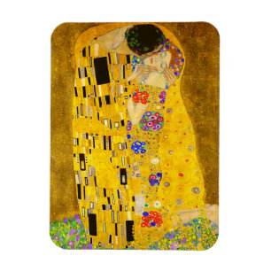 Gustav Klimts berühmtes Kissenbild. Magnet