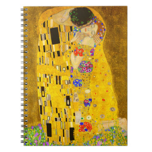 Gustav Klimts berühmtes Kissenbild. Notizblock