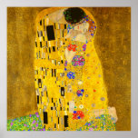 Gustav Klimts berühmtes Kissenbild. Poster<br><div class="desc">Gustav Klimts berühmtes Kissenbild. Poster Berühmtes Bild von Gustav Klimt.</div>