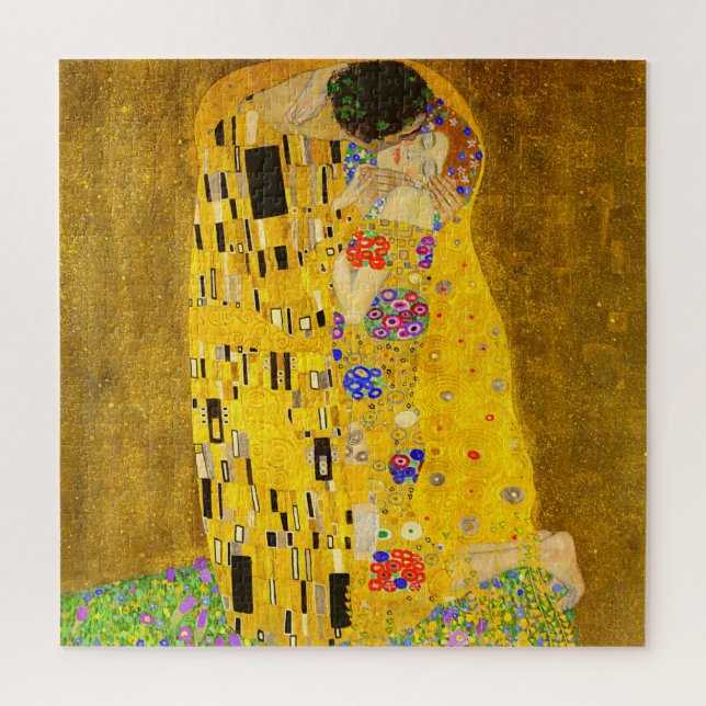 Gustav Klimts berühmtes Kissenbild. Puzzle (Vertikal)