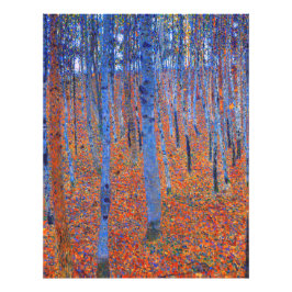 Gustav Klimts Buche Grove I. Fotodruck