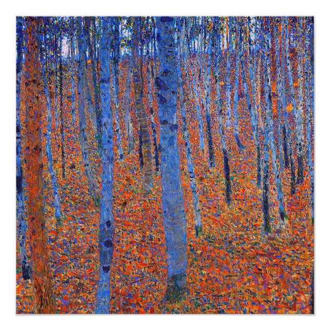 Gustav Klimts Buche Grove I. Poster (Vorderseite)