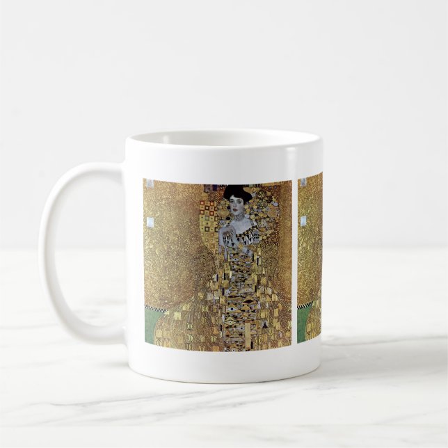 Gustav Klimts Dame in Gold, Adele Bloch-Bauer Kaffeetasse (Links)