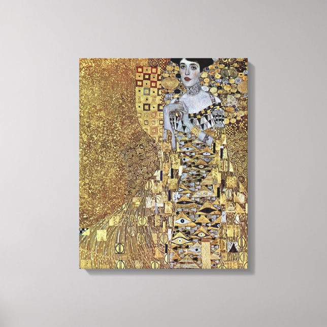Gustav Klimts Dame in Gold, Adele Bloch-Bauer Leinwanddruck (Vorderseite)