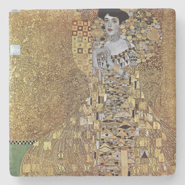 Gustav Klimts Dame in Gold, Adele Bloch-Bauer Steinuntersetzer (Vorderseite)