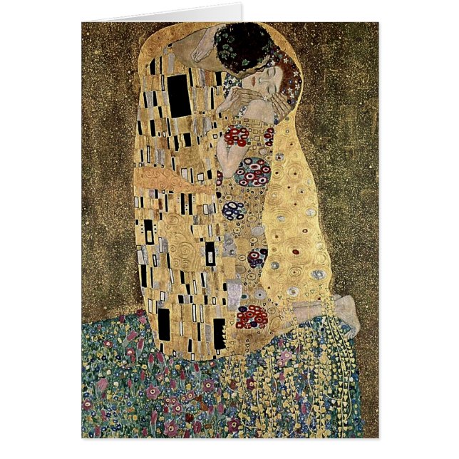 Gustav Klimts Der Kuss (ca. 1908) (Vorne)